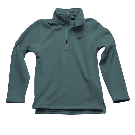 Jack Thomas Youth Boys 1/4 Zip Pullover-Evergreen