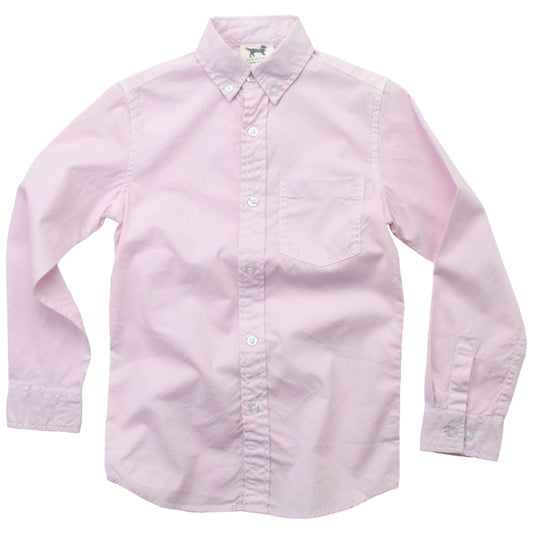 Jack Thomas Youth Boys Garment Dyed Oxford