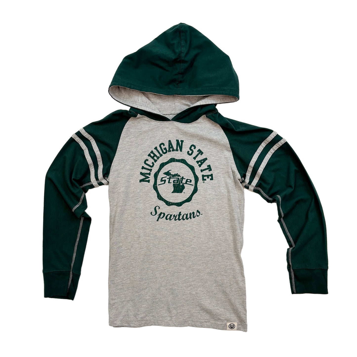 Michigan State Spartans Hooded Raglan