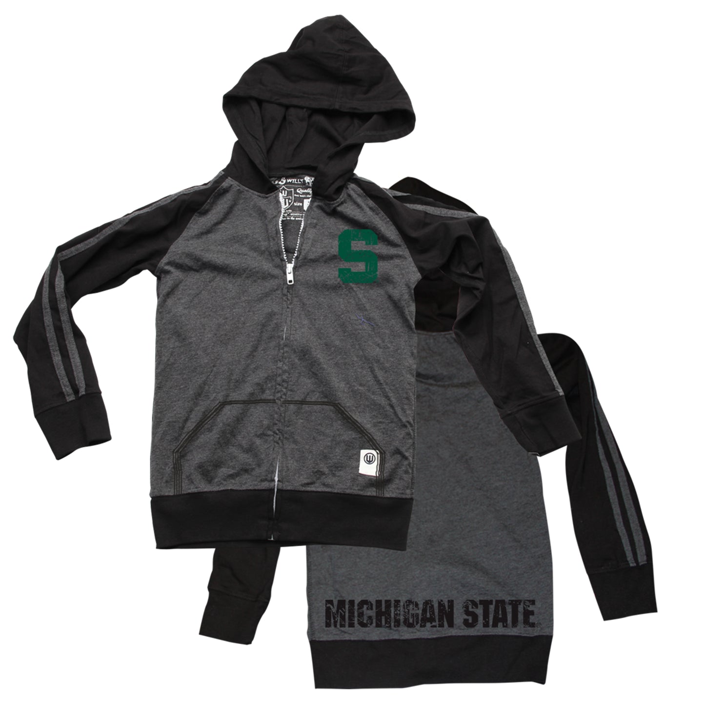 Michigan State Spartans Youth Heathered Hoodie