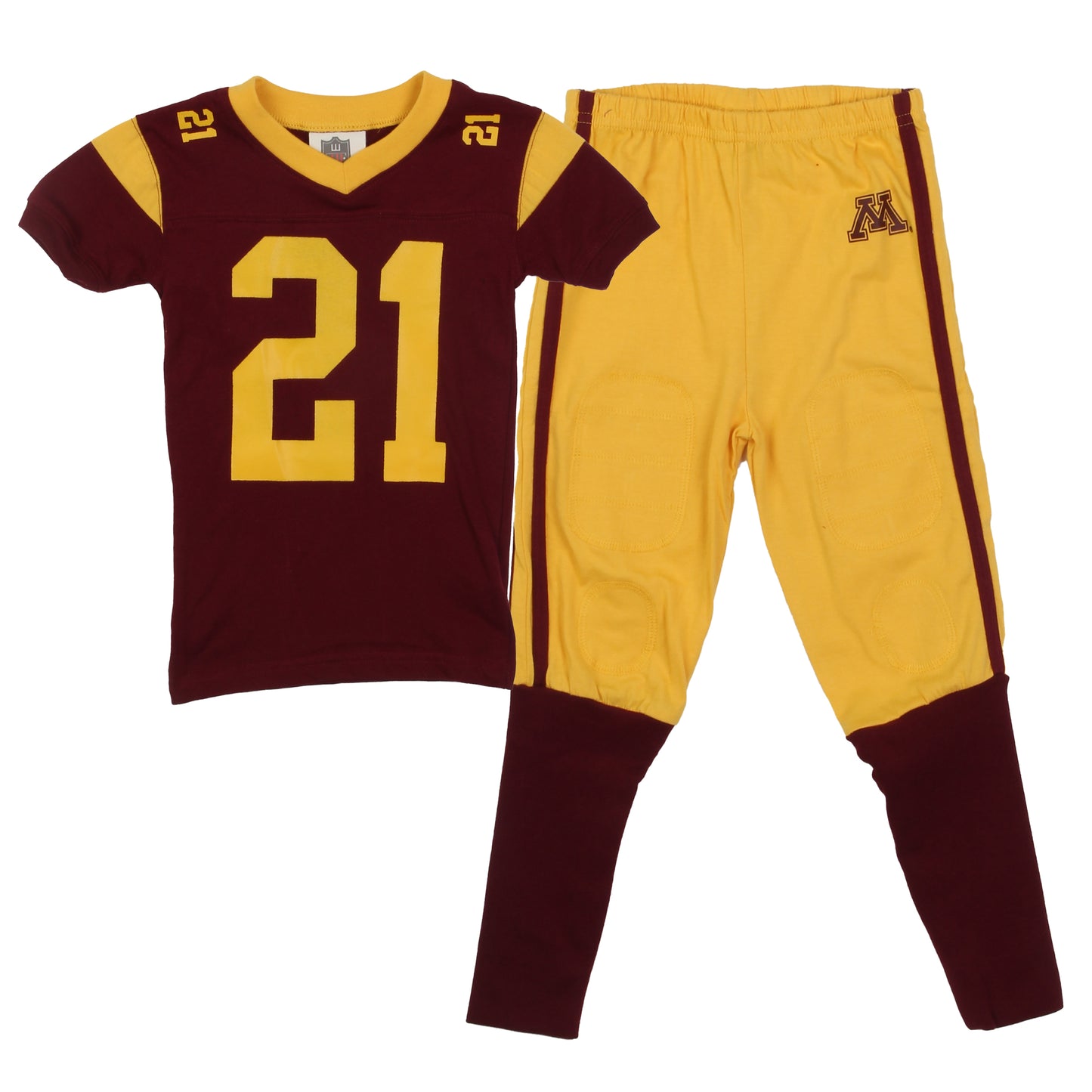 Minnesota Golden Gophers Kids SS Football Pajama