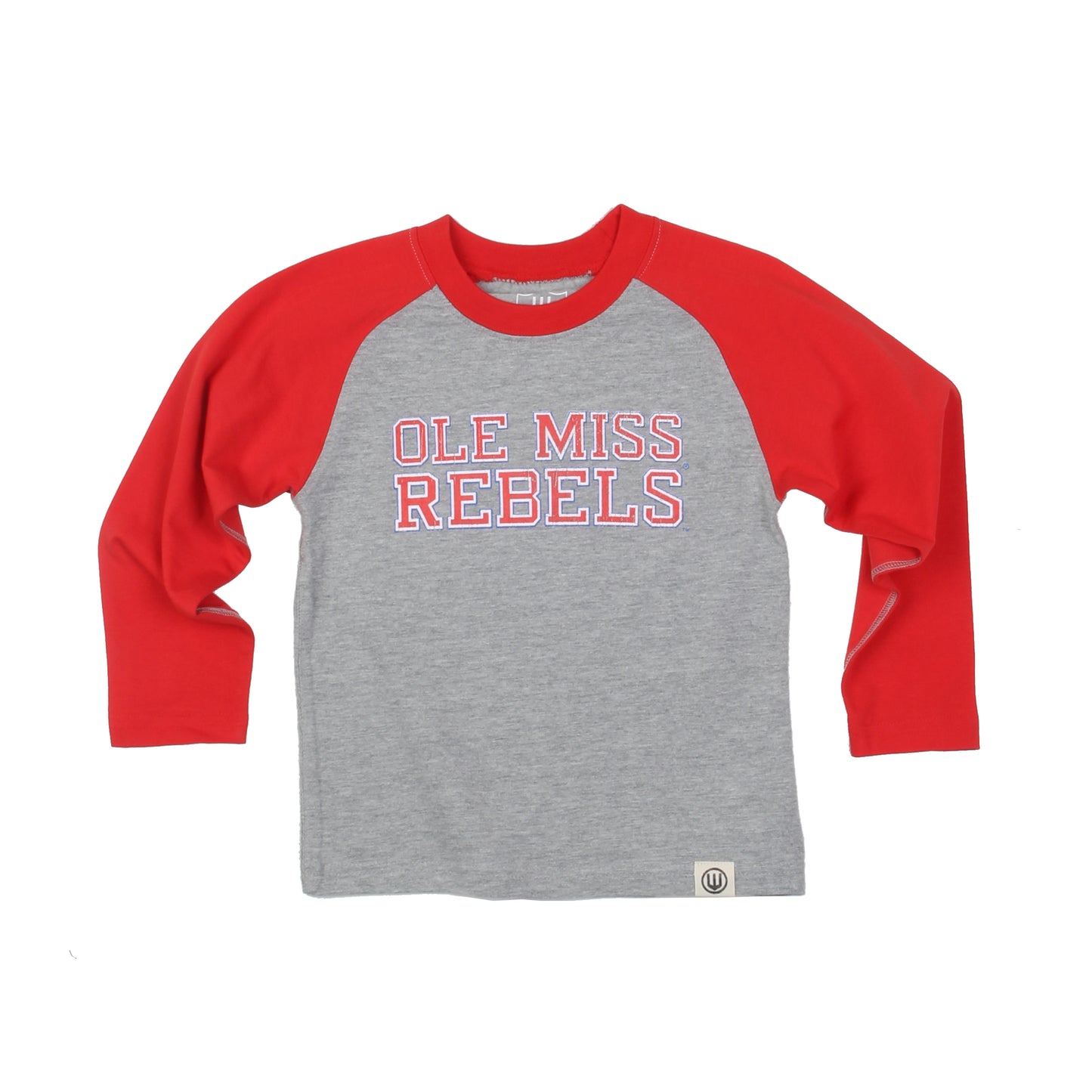 Ole Miss Rebels Youth Long Sleeve Raglan