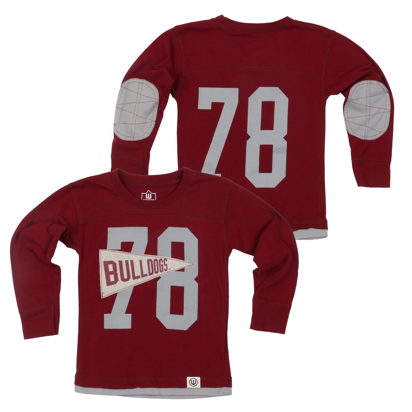 Mississippi State Bulldogs Youth Pennant LS Jersey