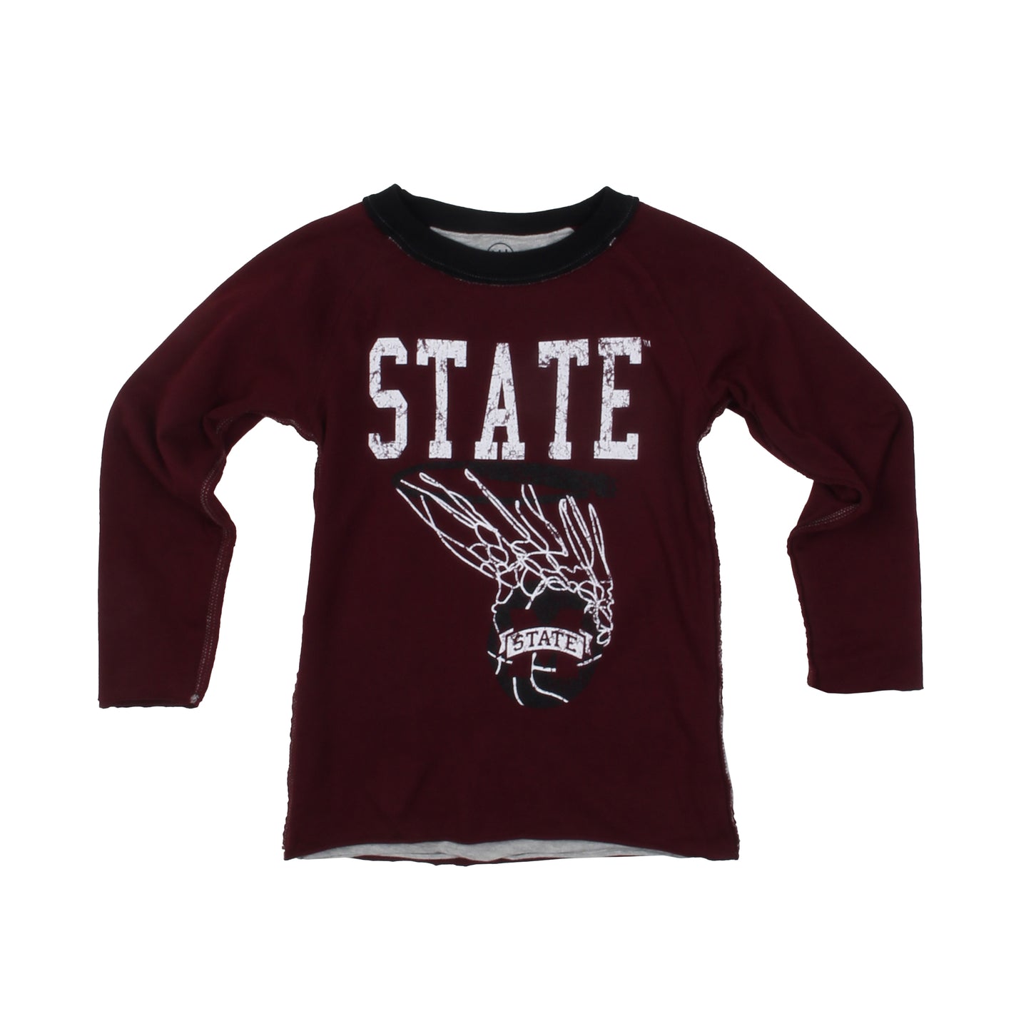 Mississippi State Bulldogs Youth LS Inside Out Tee