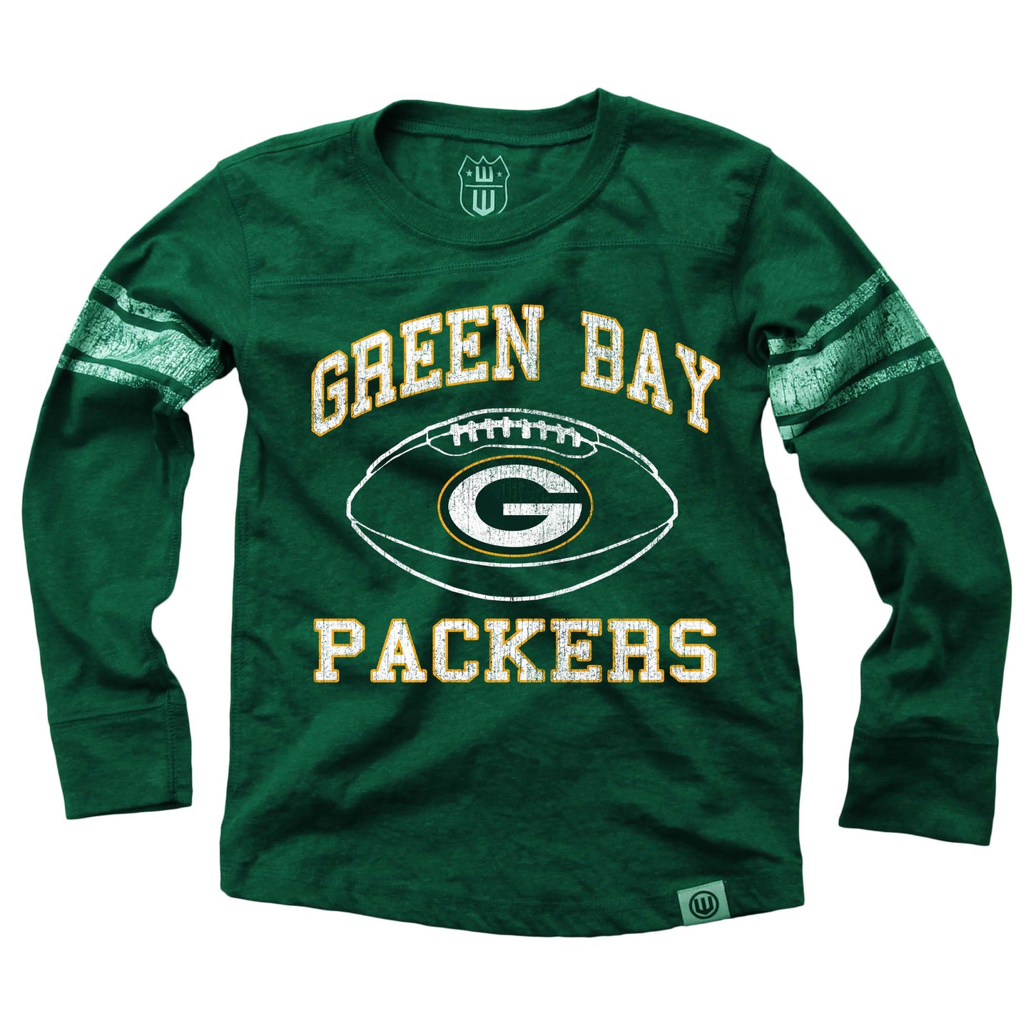 Green Bay Packers NFL Youth Blended LS Jersey Tee