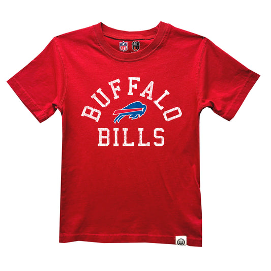 Buffalo Bills NFL Kids Short Sleeve Organic Cotton Tee Shirt - Cherry