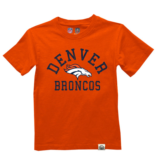 Denver Broncos NFL Youth Boys Organic Cotton T-Shirt-Orange