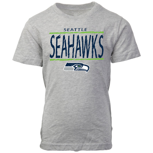 Seattle Seahawks NFL Youth Boys Gray Tee