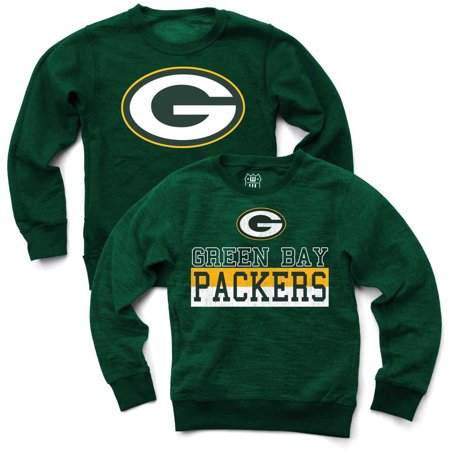 Green Bay Packers NFL Youth Boys Reversible Fleece Top-Green