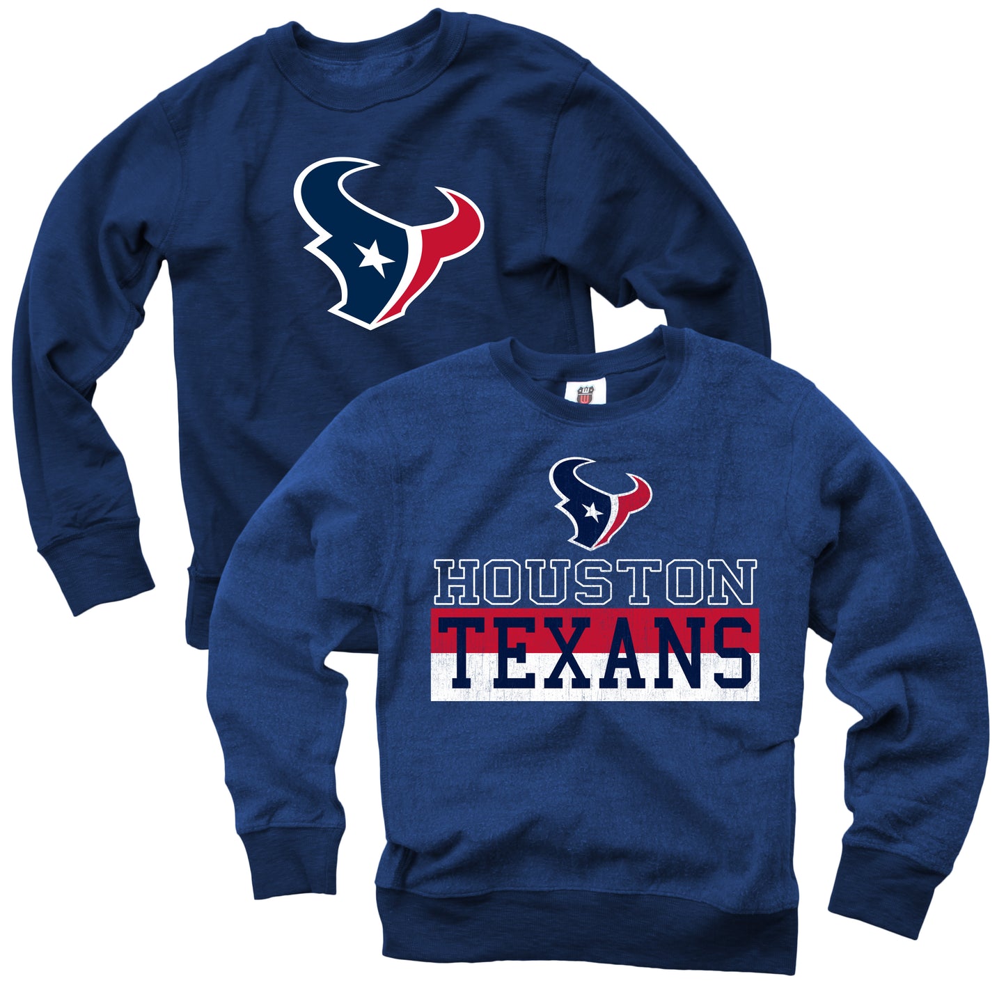 Houston Texans NFL Youth Boys Reversible Fleece Top-Navy