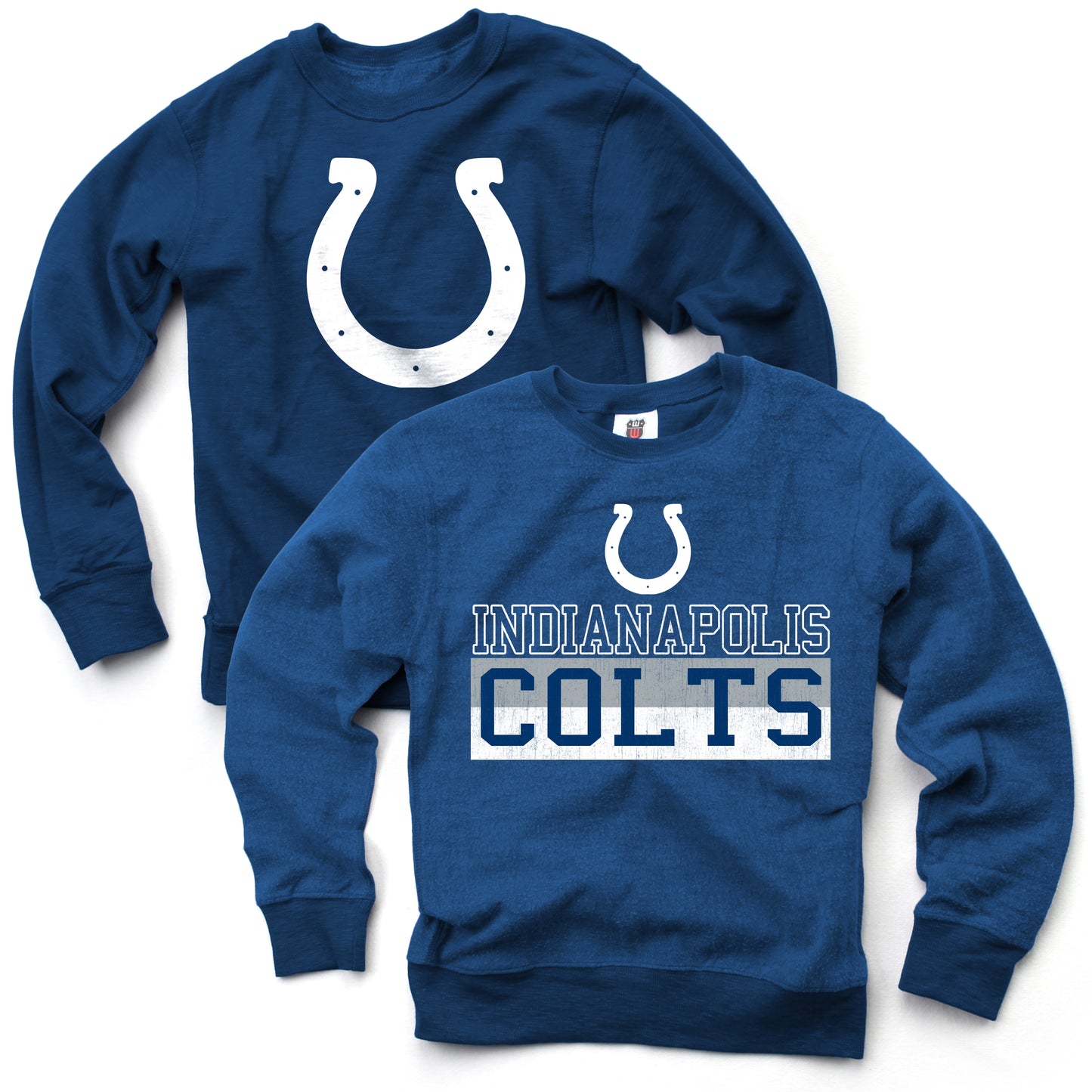 Indianapolis Colts NFL Youth Boys Reversible Fleece Top-Blue