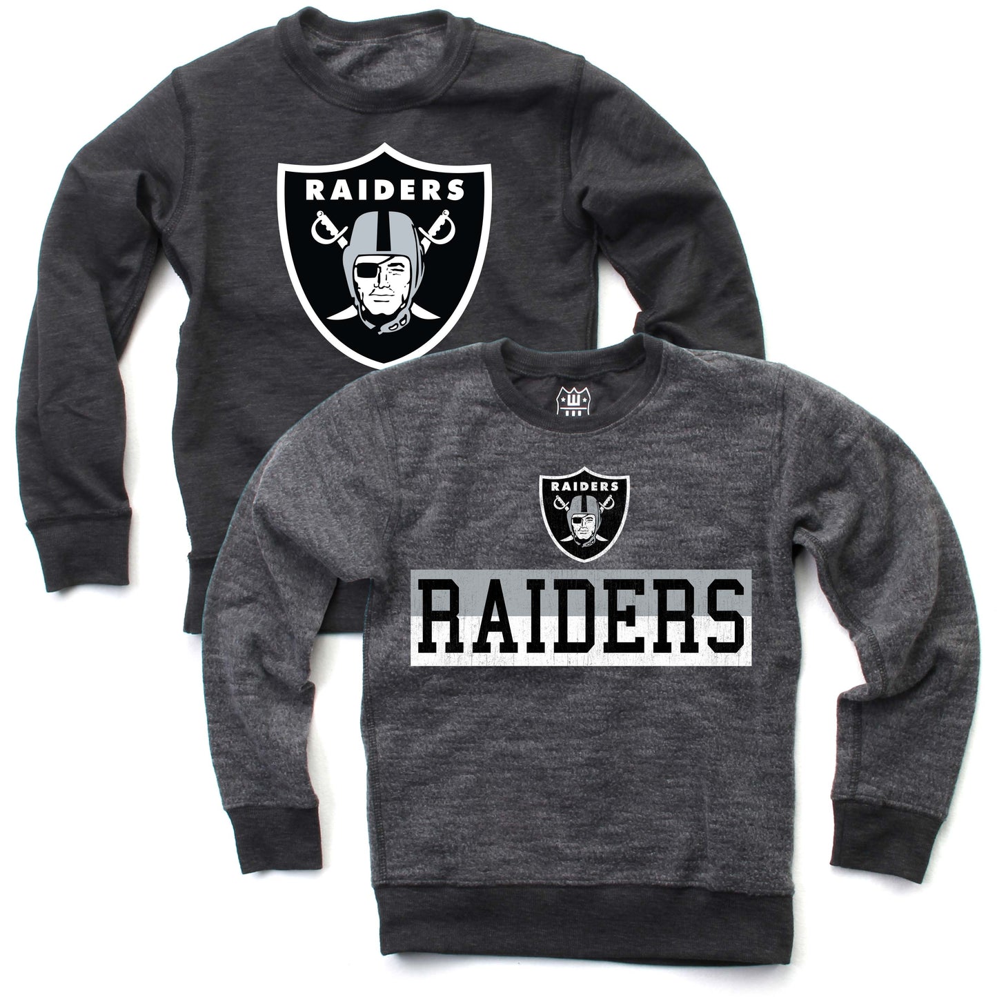 Las Vegas Raiders NFL Youth Boys Reversible Fleece Top-Black