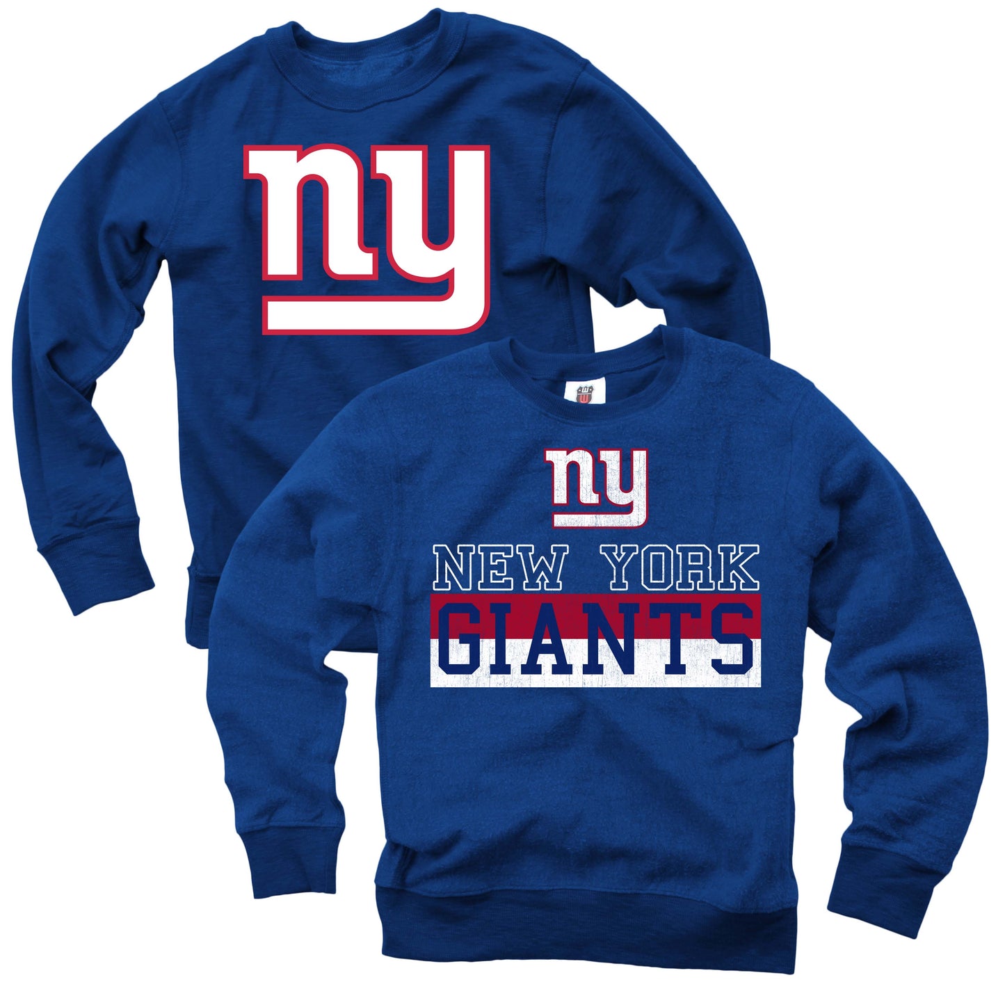 New York Giants NFL Youth Boys Reversible Fleece Top-Royal