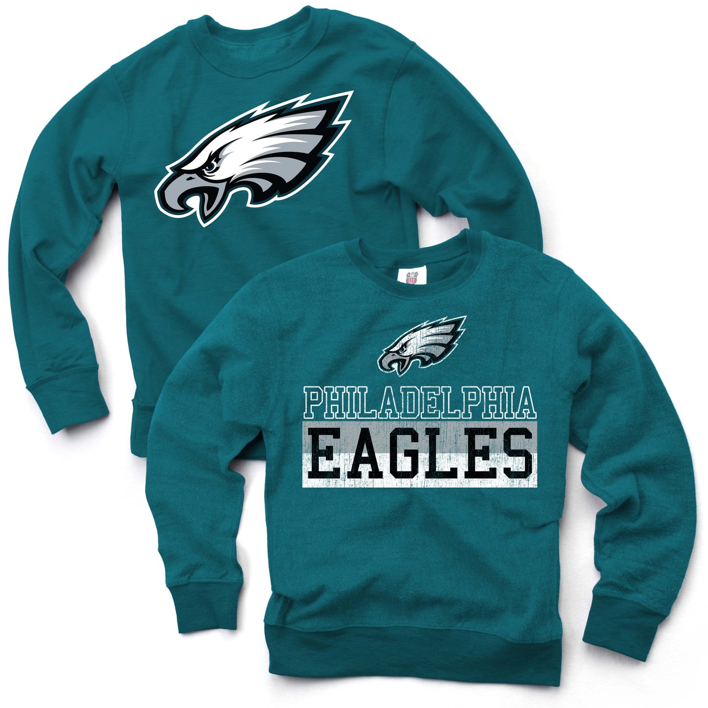 Philadelphia Eagles NFL Youth Boys Reversible Fleece Top-Green