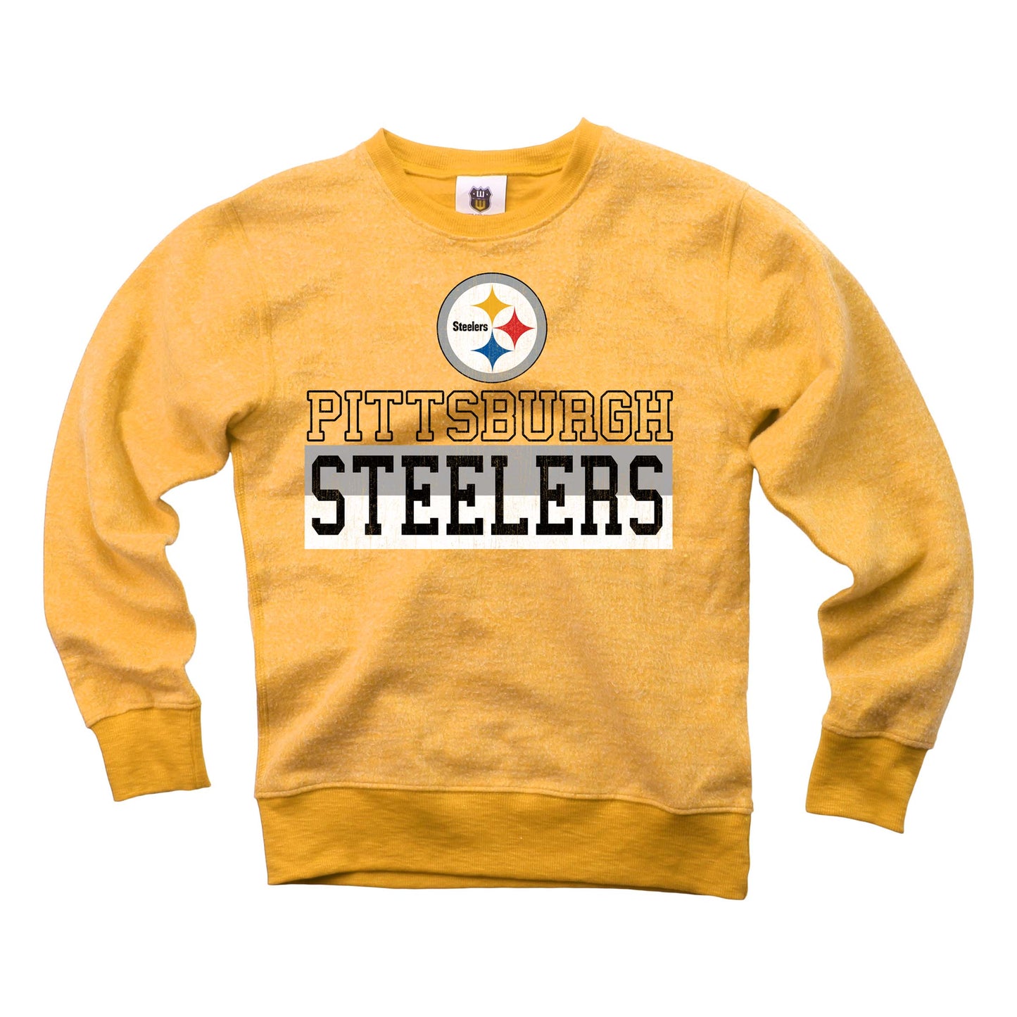 Pittsburgh Steelers NFL Youth Boys Reversible Fleece Top-Yellow