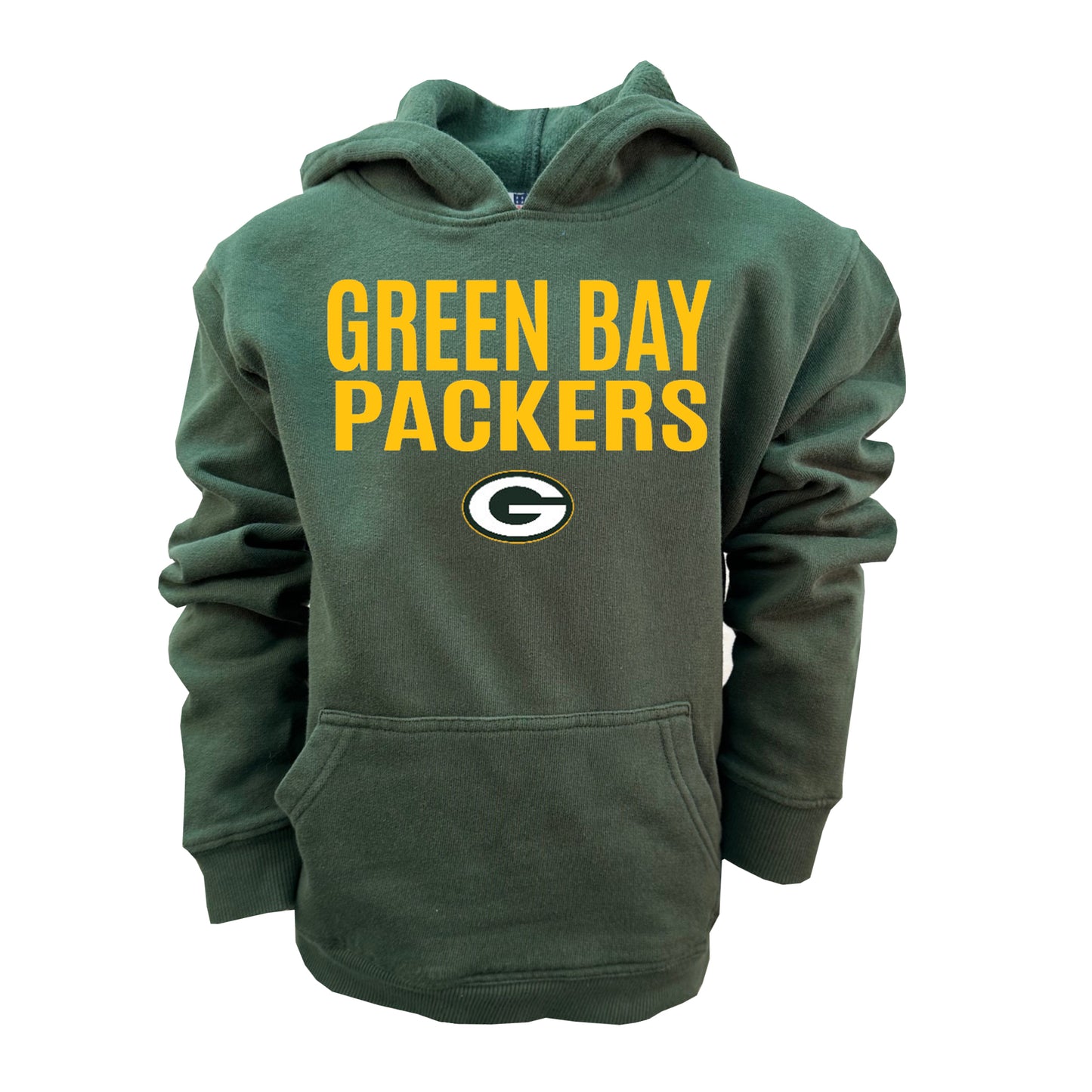 Green Bay Packers NFL Youth Boys Hooded Fleece Top-Green