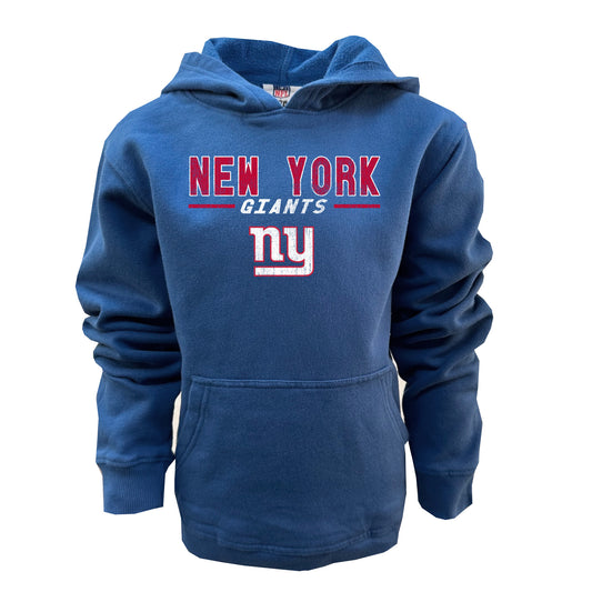 New York Giants NFL Kids Fleece Hoodie - Giants Blue
