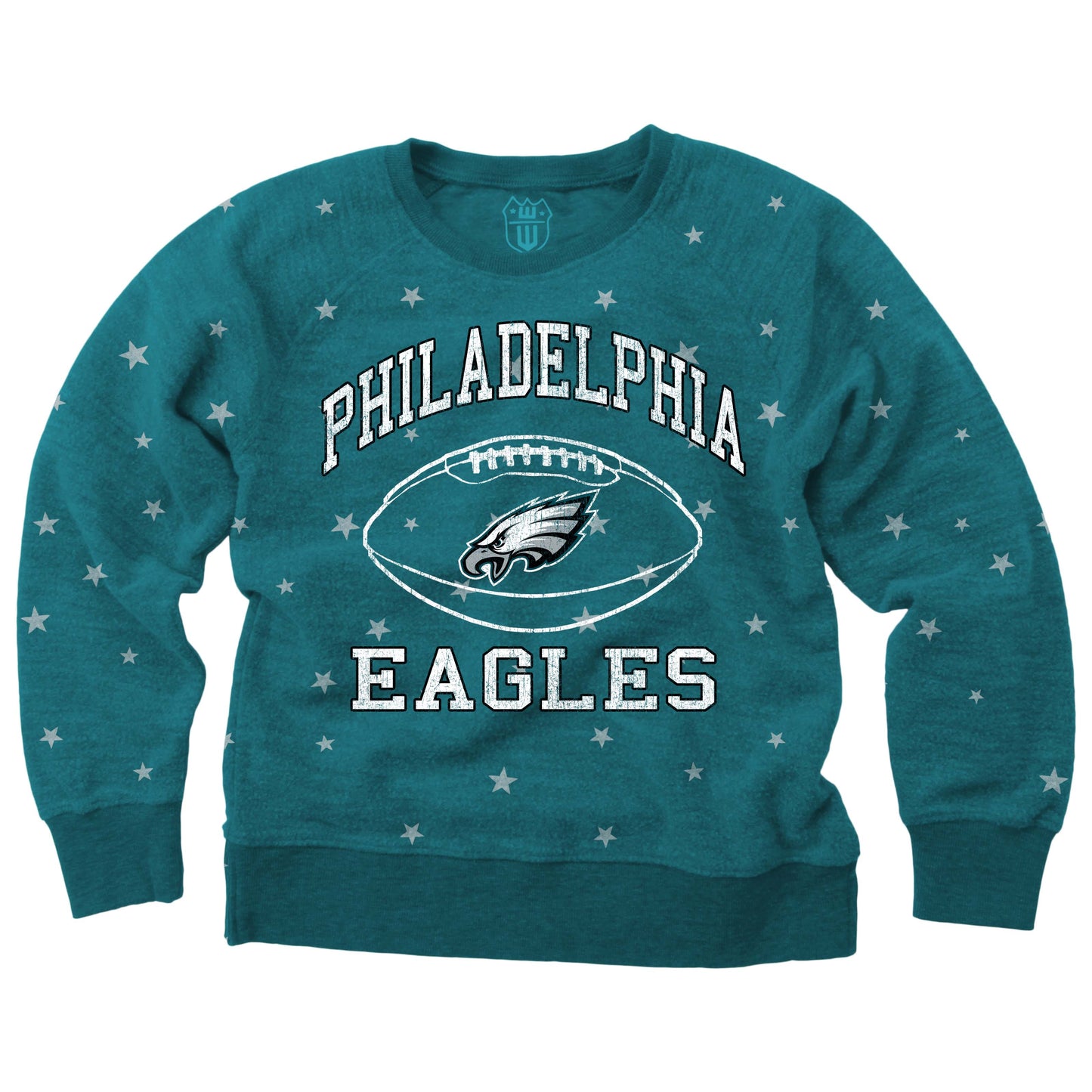 Philadelphia Eagles NFL Youth Girls Reverse Fleece Sweatshirt