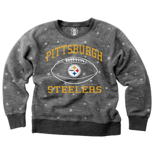 Pittsburgh Steelers NFL Youth Girls Reverse Fleece Sweatshirt