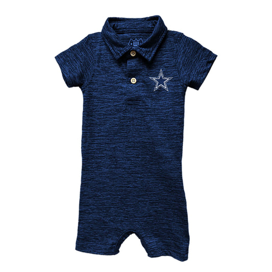 Dallas Cowboys NFL Infant Cloudy Yarn Polo Romper