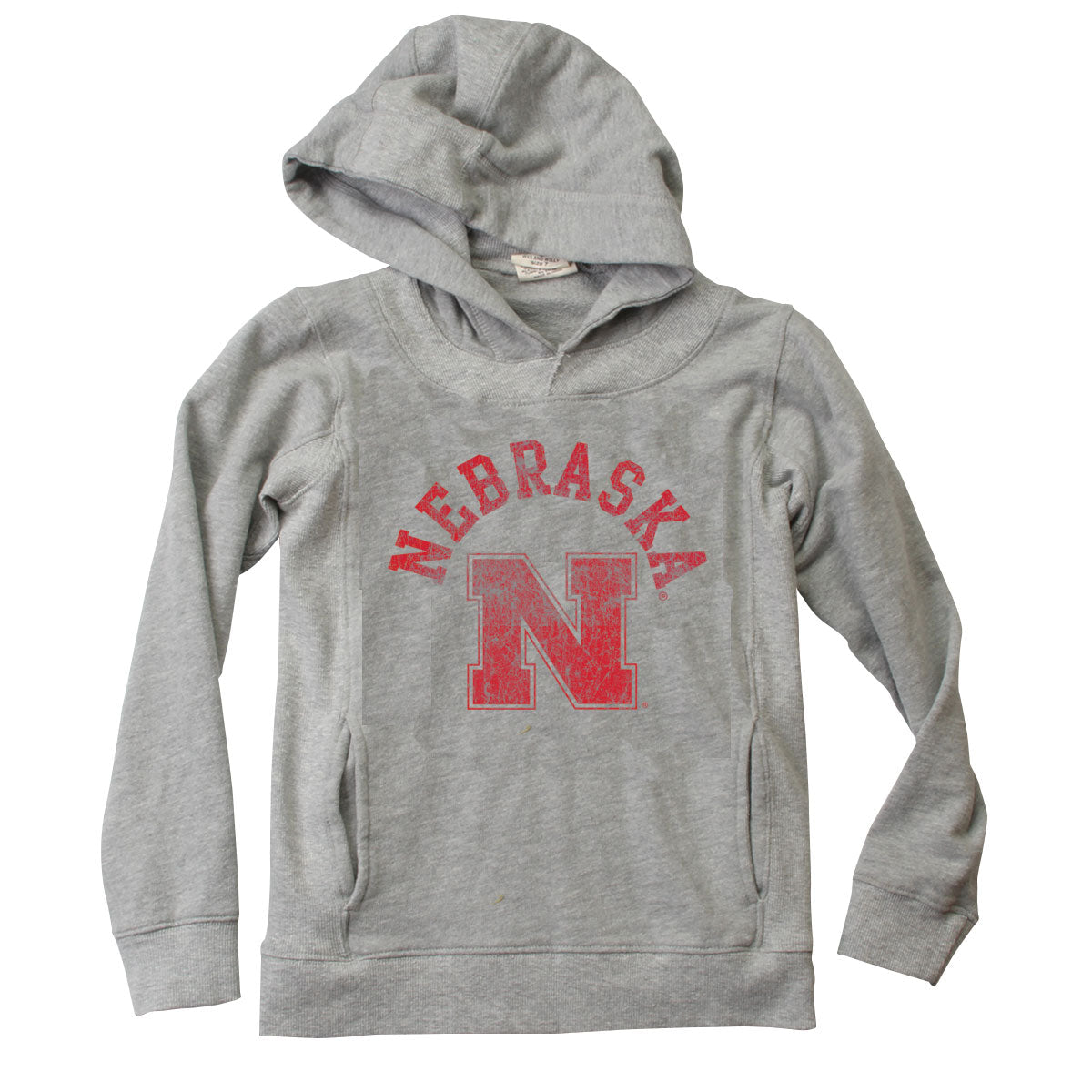 Nebraska Cornhuskers Youth Boys Distressed Hoodie