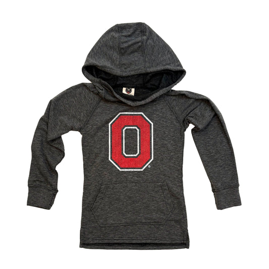 Ohio State Buckeyes Youth Girls Cowl Neck Hoodie