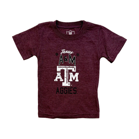 Texas A&M Aggies Infant Arch Logo Blend SS Tee