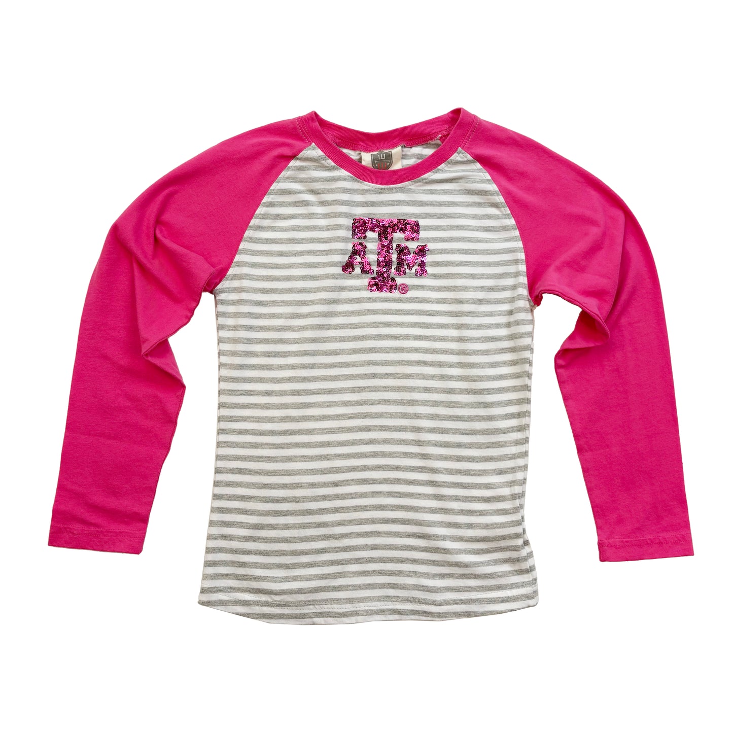 Texas A&M Aggies Youth Sequin Raglan