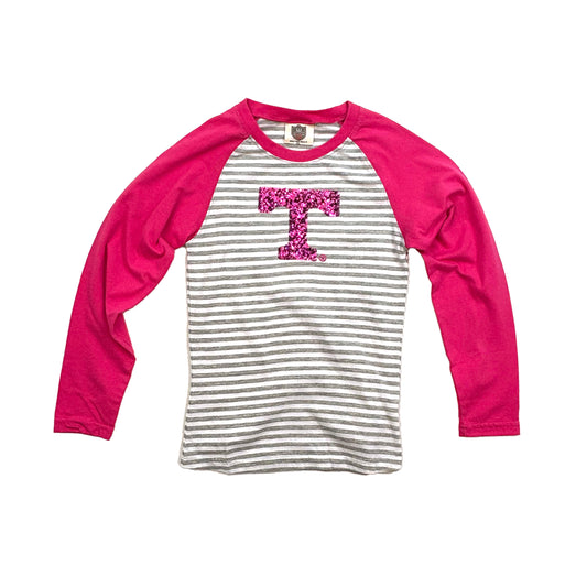 Tennessee Volunteers Youth Sequin Raglan