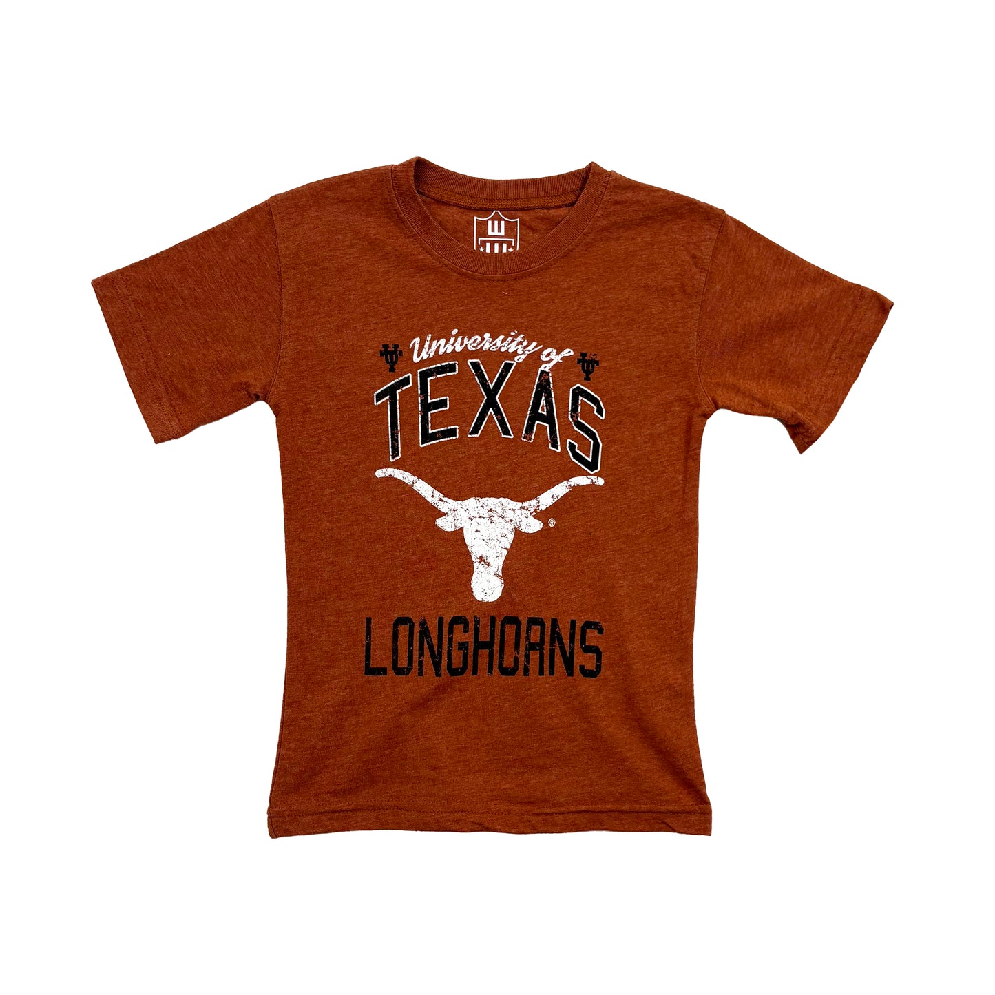 Texas Longhorns Youth Arch Logo Blend SS Tee