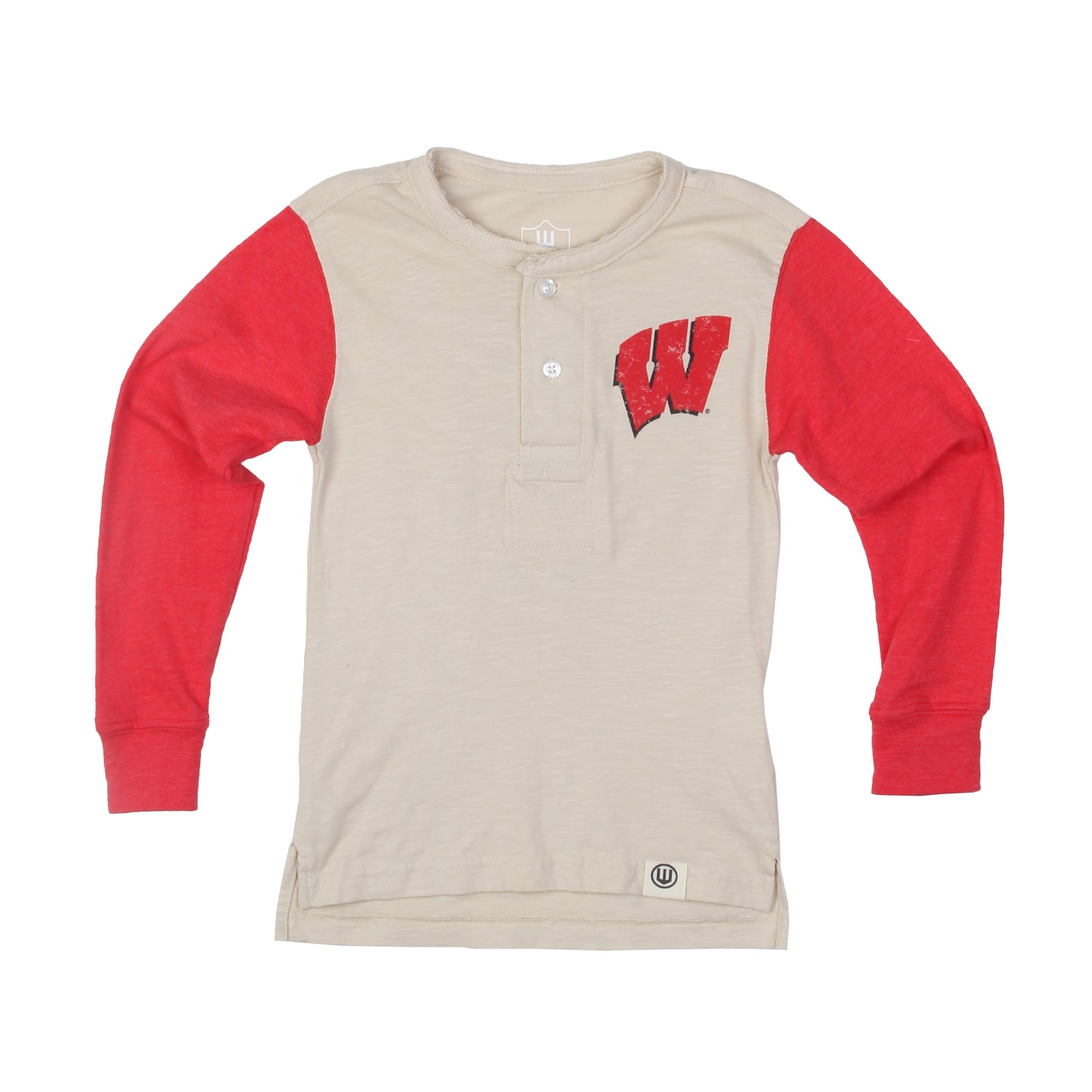 Wisconsin Badgers Youth Boys Slub Henley