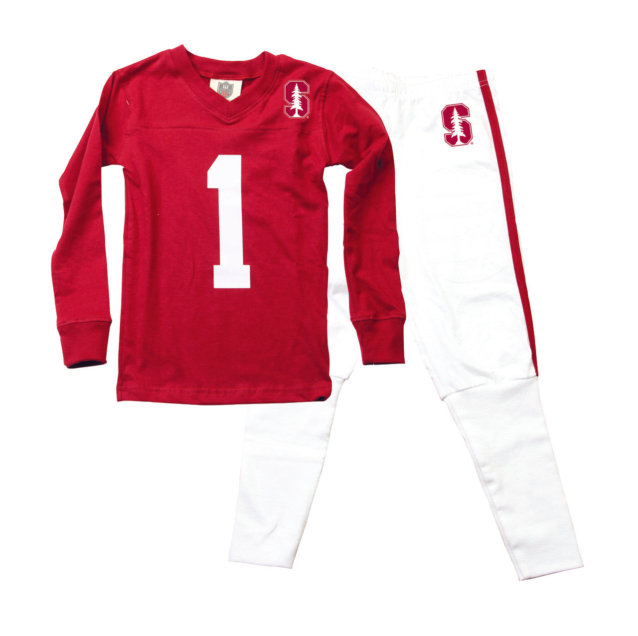 Wes & Willy Stanford Cardinals Football Pajamas