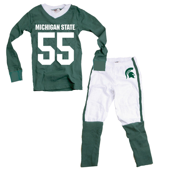 Wes & Willy Michigan State Spartans Football Pajamas