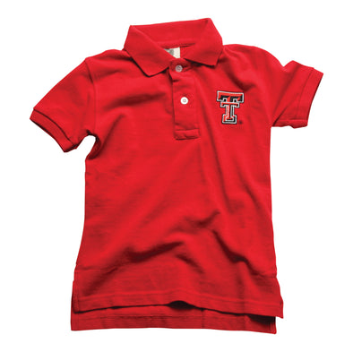 Wes & Willy Texas Tech Red Raiders Youth Red Polo Shirt