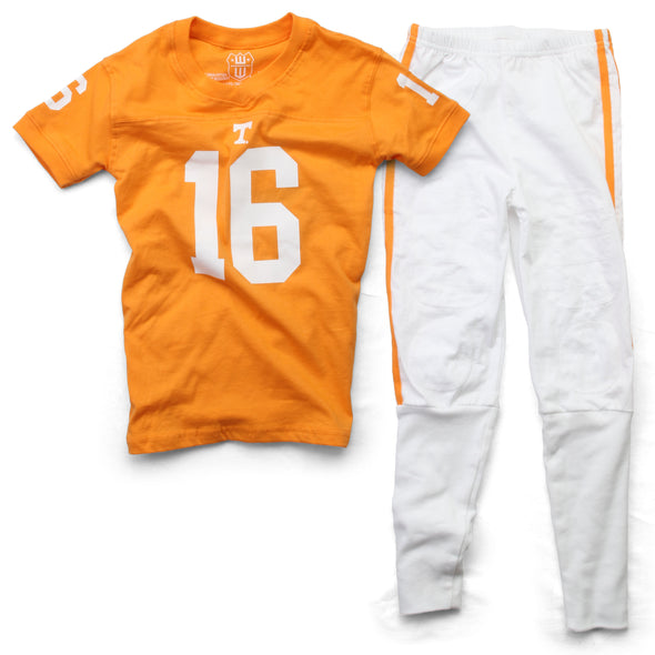 Wes & Willy Tennessee Volunteers SS Football Pajama