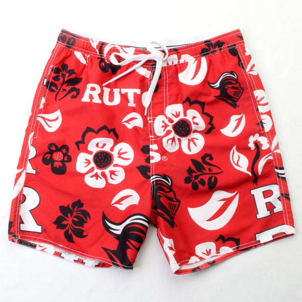Wes & Willy Rutgers Scarlet Knights Men's Swim Trunks