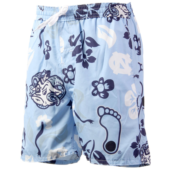 Wes & Willy North Carolina Tar Heels Men's Swim Trunks