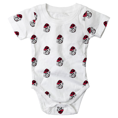Wes & Willy Georgia Bulldogs Allover Printed Bodysuit