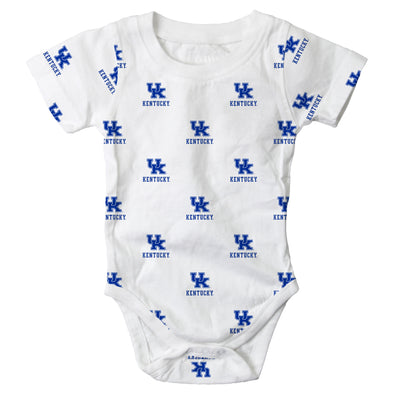 Wes & Willy Kentucky Wildcats Infant's Allover Print Bodysuit