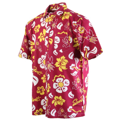 Wes & Willy Arizona State Sun Devils Men's Floral Top