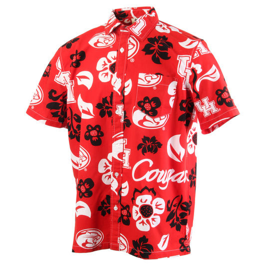 Wes & Willy Houston Cougars Men's Floral Top