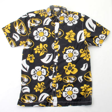 Wes & Willy Missouri Tigers Men's Floral Shirt