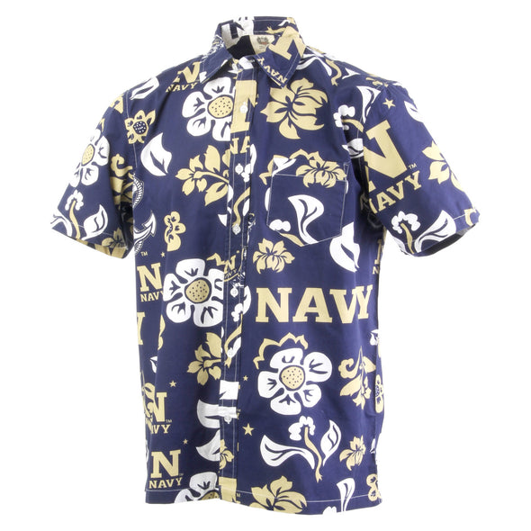 Wes & Willy Naval Academy Men's Floral Shirt