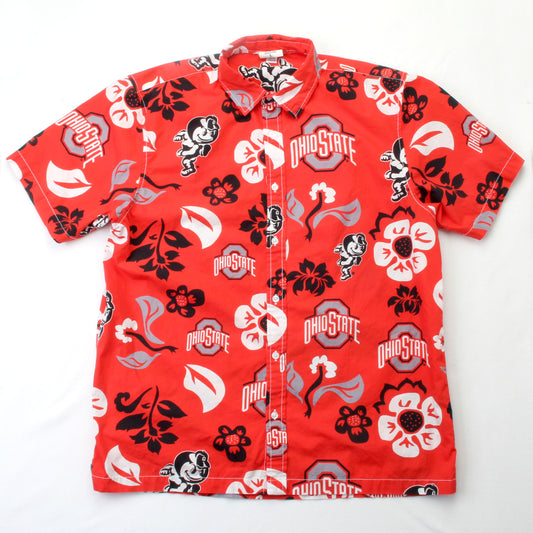 Ohio State Buckeyes Men's Floral Shirt