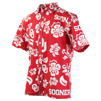 Wes & Willy Oklahoma Sooners Men's Floral Shirt