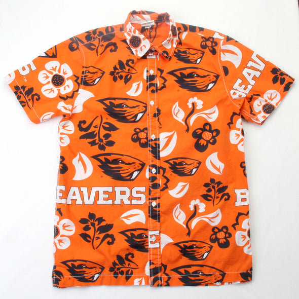 Wes & Willy Oregon State Beavers Floral Shirt