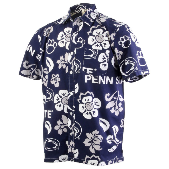 Wes & Willy Penn State Nittany lions Men's Floral Shirt