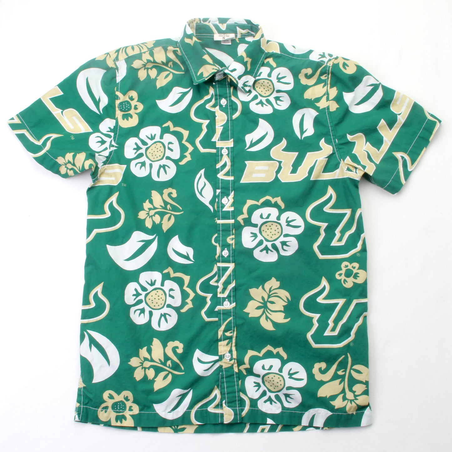 Wes & Willy South Florida Bulls Men's Floral Shirt