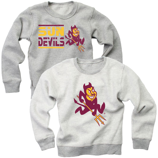 Wes & Willy Arizona State Sun Devils Boy's Reversible Sweat Shirt