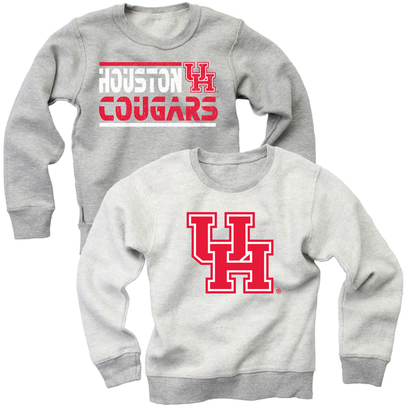 Wes & Willy Houston Cougars Boy's Reversible Sweat Shirt
